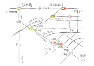 生駒の美容室　地図